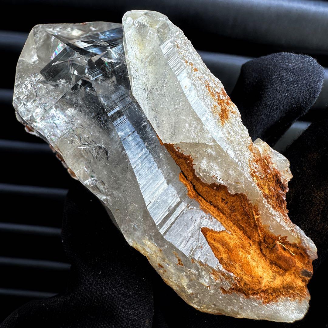 高透明度❗️レインボー☆コロンビアレムリアンシード クリスタル ポイントA1549