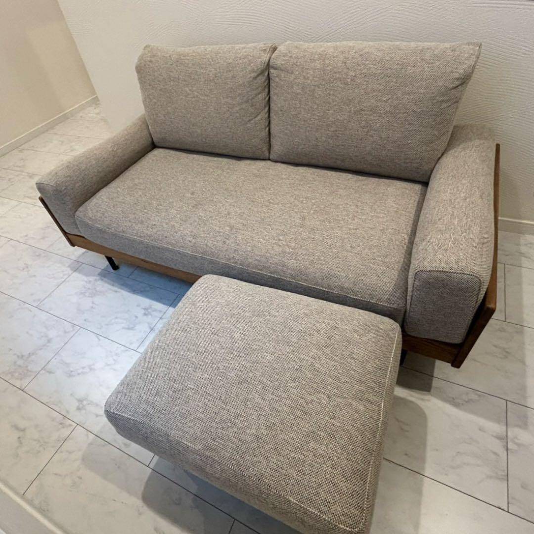 unicoウニコ TREL(トレル)カバーリングソファ 2.5人掛け+オットマン