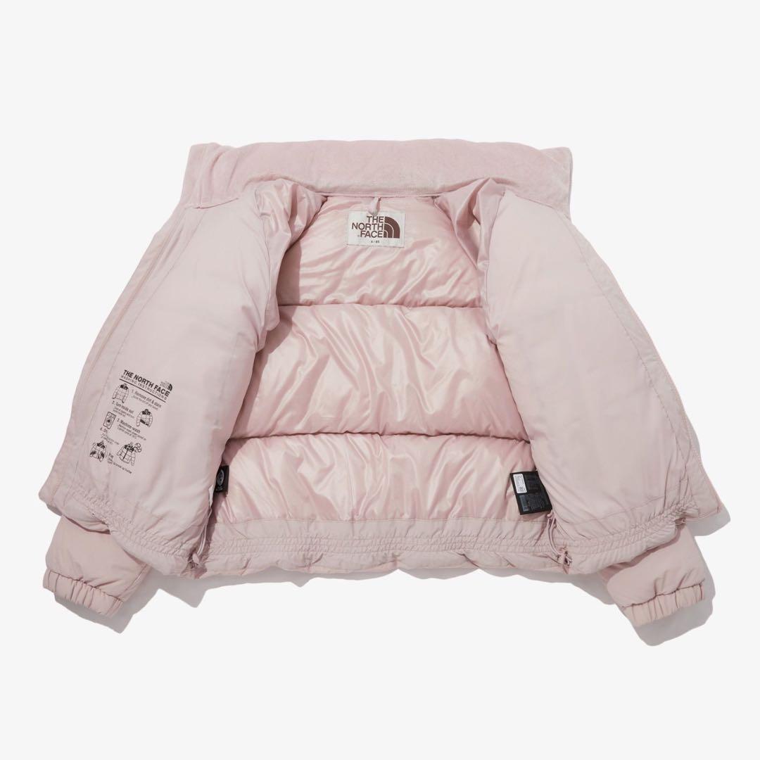 【美品】ノースフェイスダウン 韓国 ピンク Sサイズ　ヌプシ