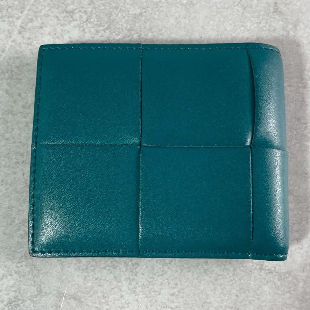 美品✨BOTTEGAVENETA マキシイントレチャート カセット 二つ折り財布
