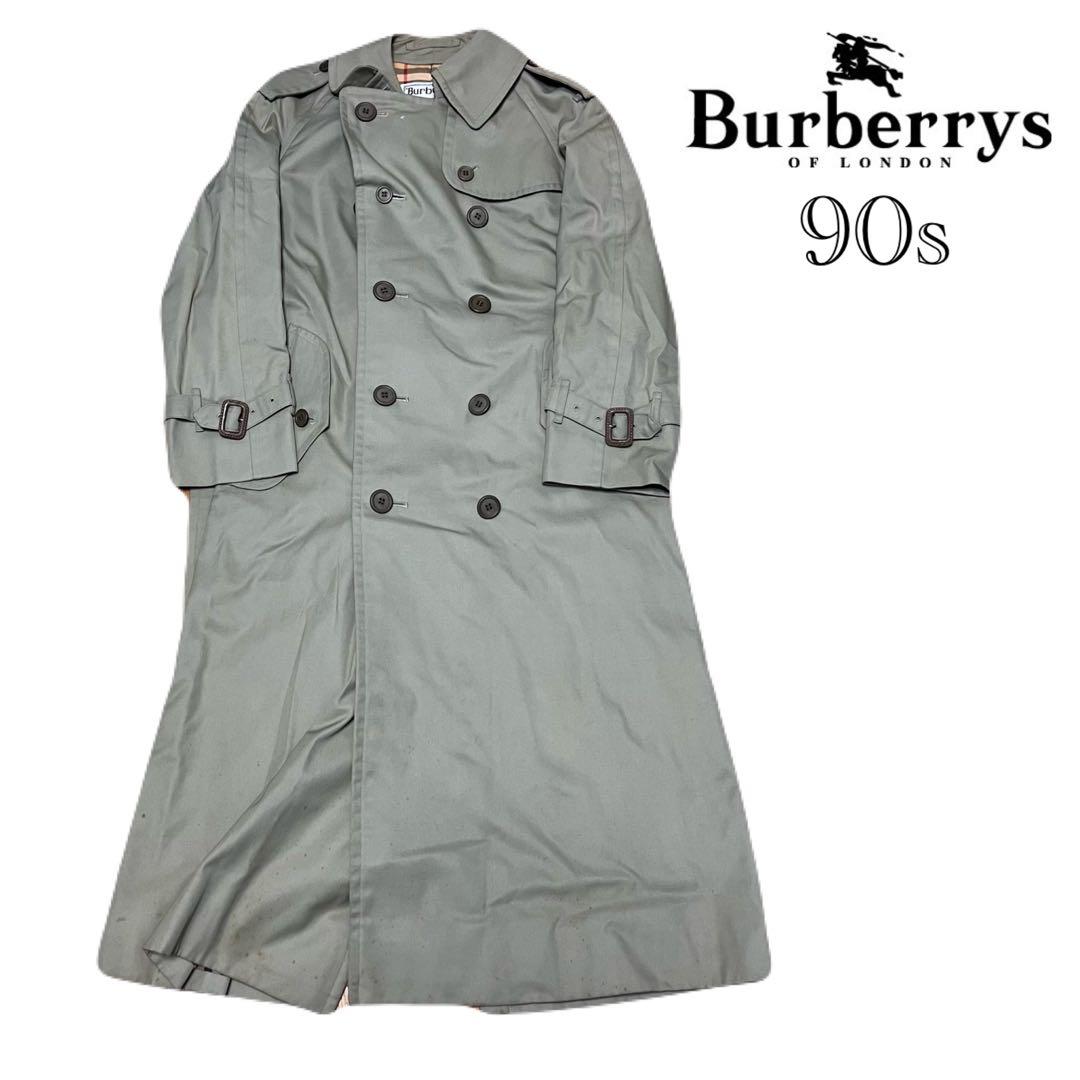 90s burberrys（バーバリー）トレンチコート/M/カーキ