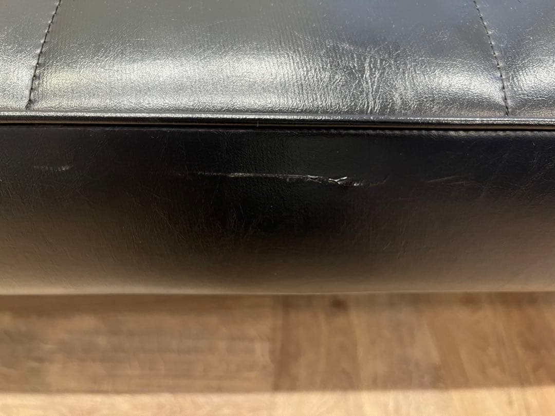 カリモク60 2シーター　ソファ　2人掛け　黒