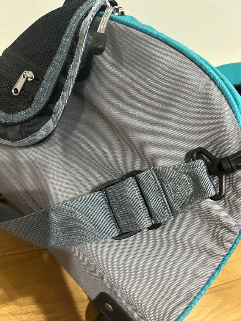 Coleman ボストンバッグ ターコイズ　キャスター付き　旅行　キャンプ