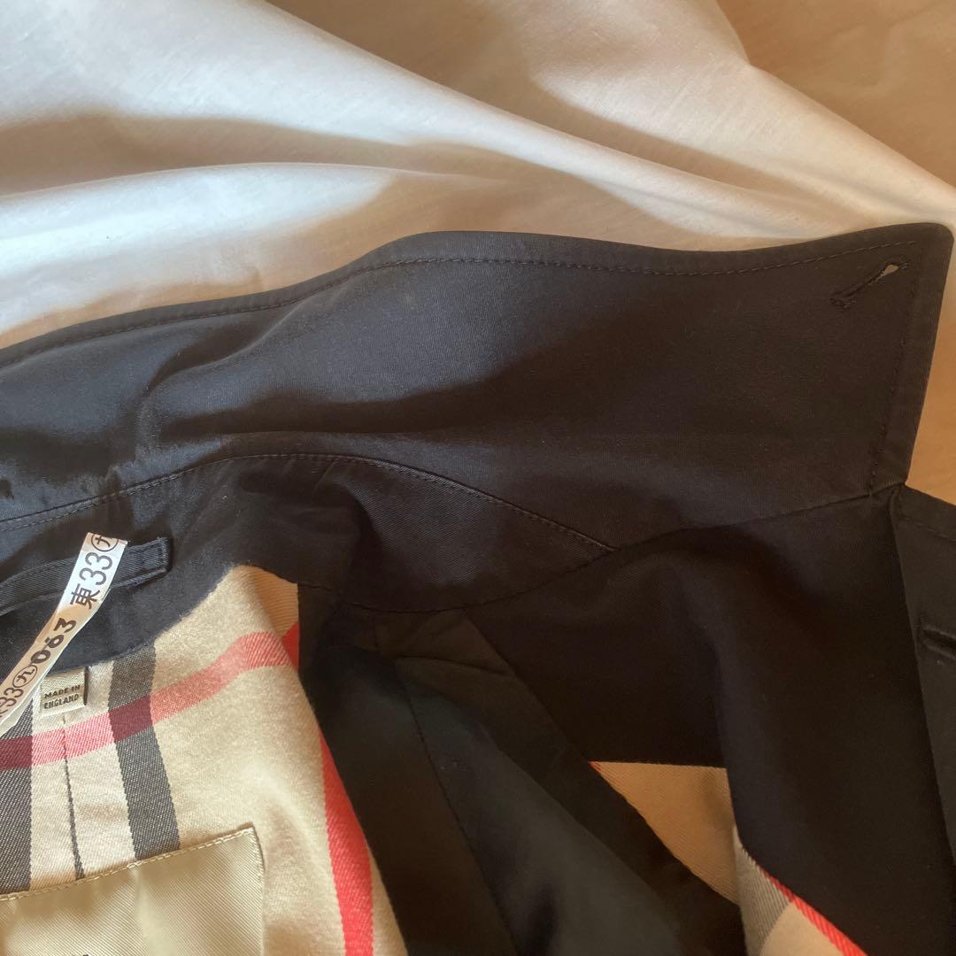BURBERRY、イングランド製、ステンカラー・コート、サイズ:UK46
