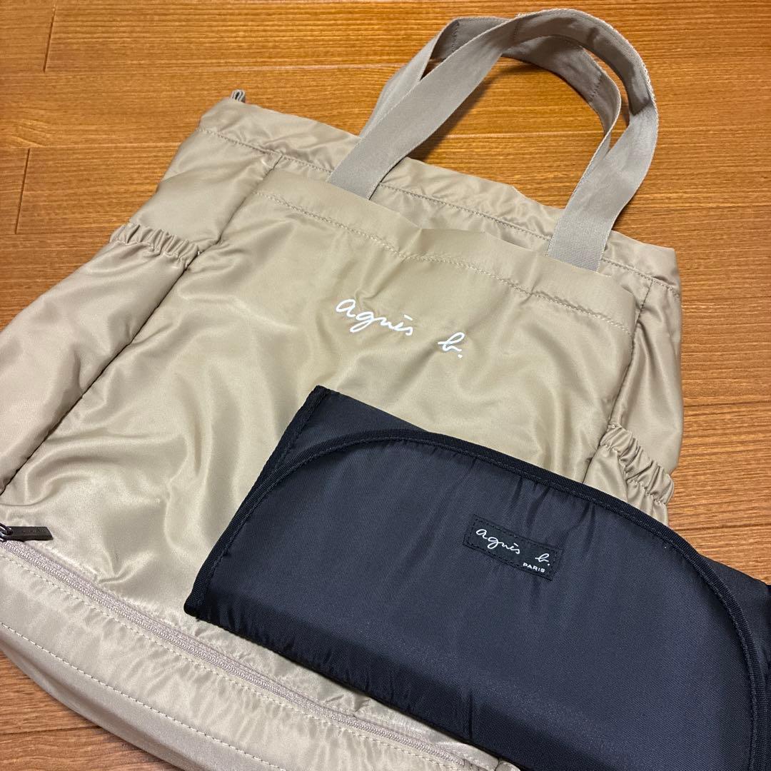 数回のみ使用 大容量 アニエスベー　マザーズバッグ