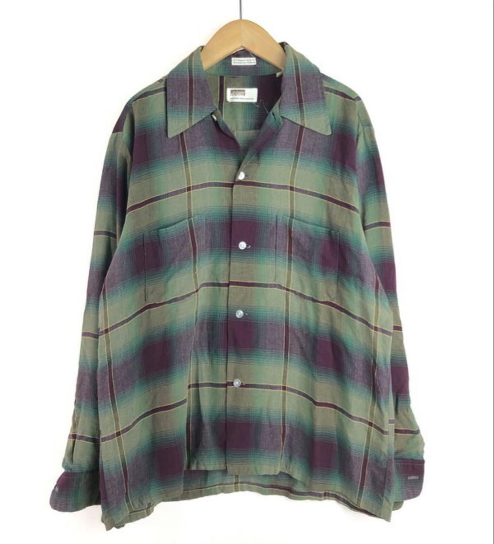 え*う様 70s Montgomery Ward オンブレ レーヨン 60s a