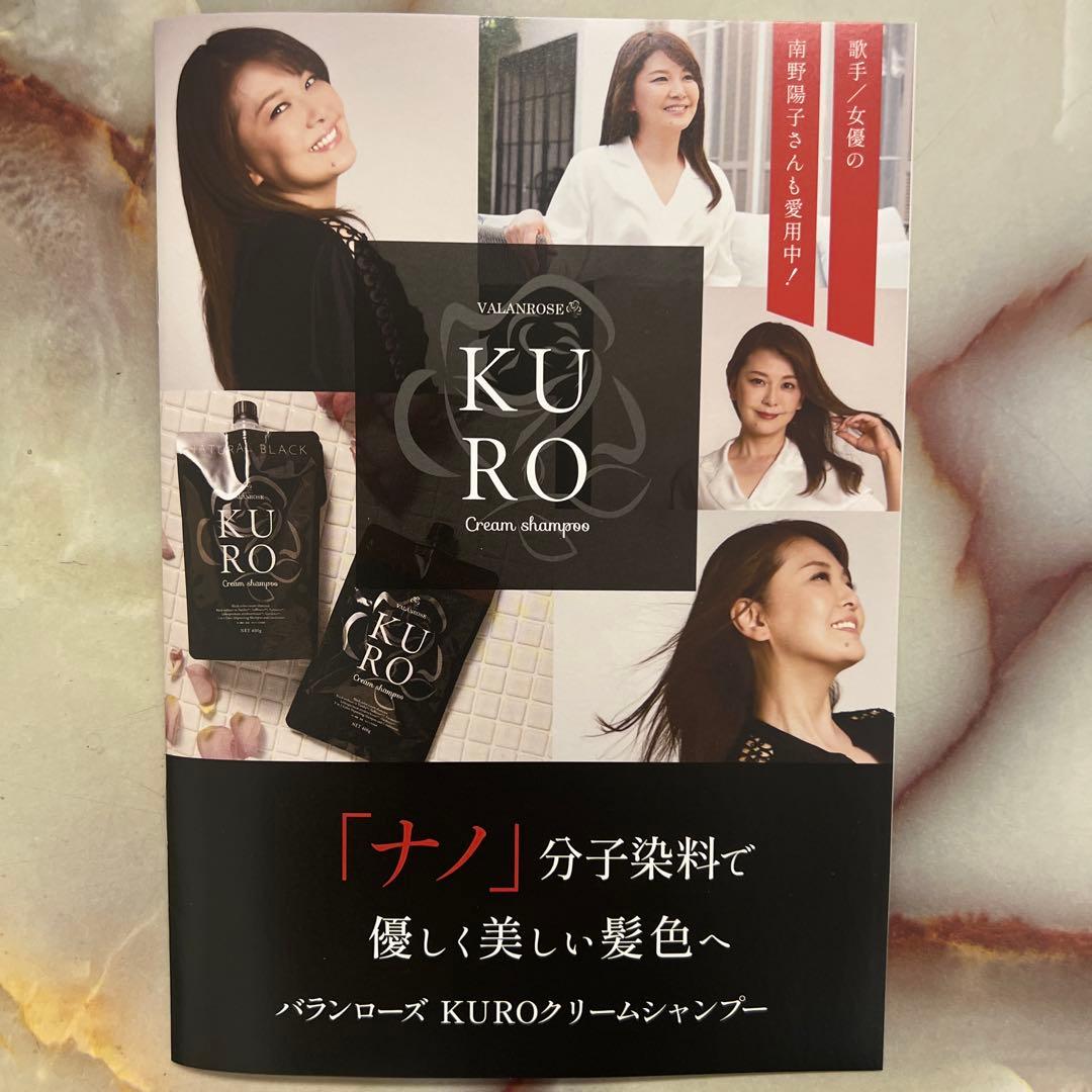 Arianrose KURO シャンプー 400g 2個セット白髪染め 南野