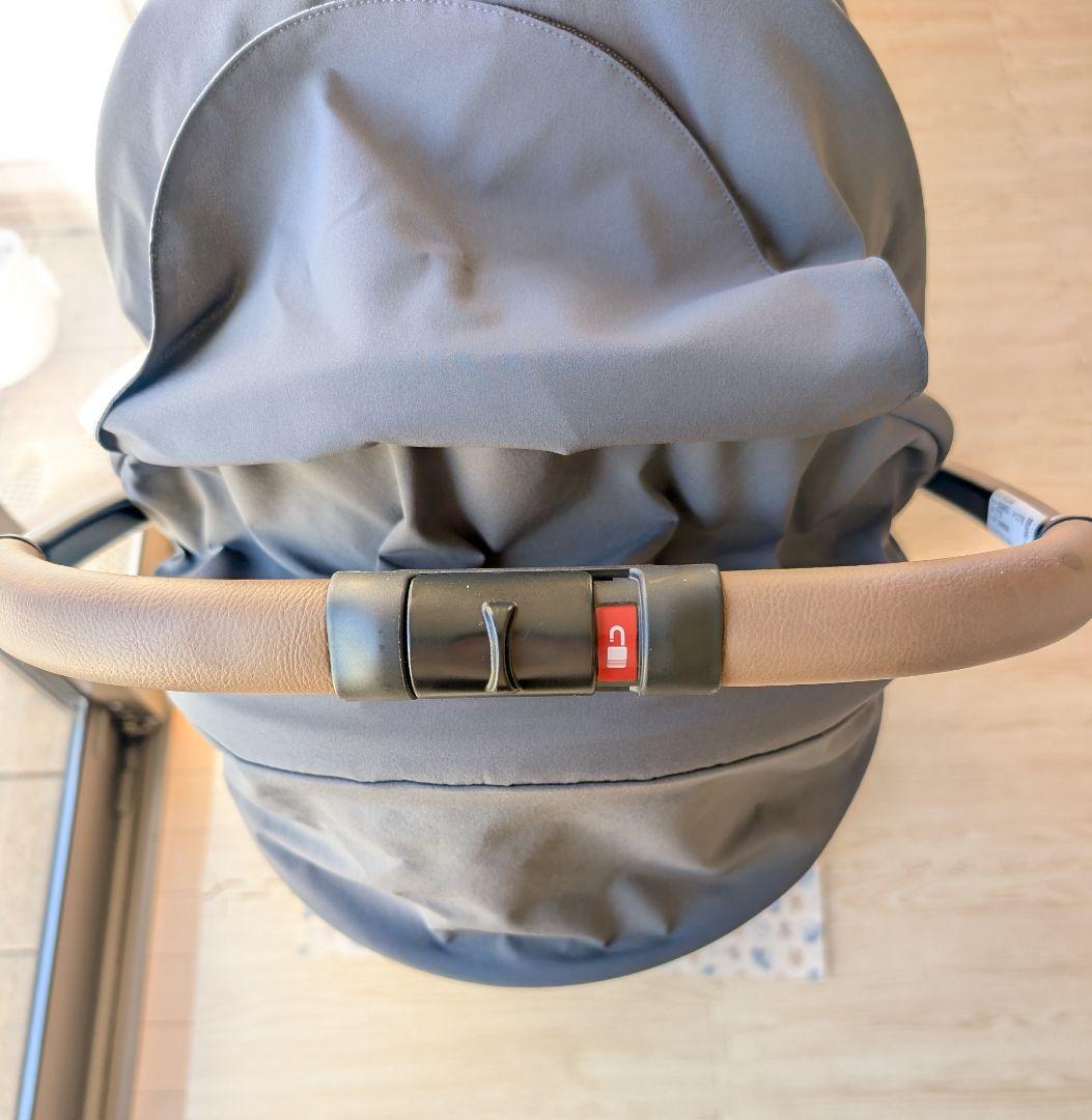 【美品】アップリカ カルーンエアー メッシュ AB グレー(GR)　おまけつき