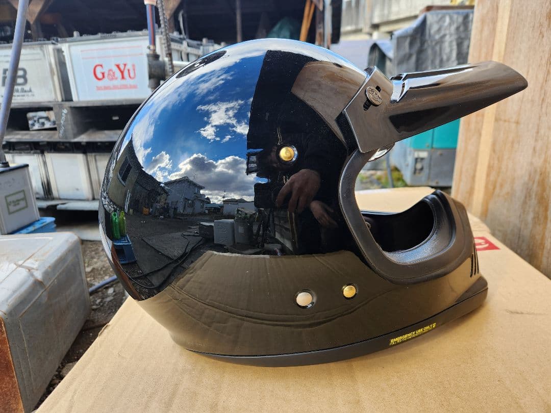 SHOEI 　ツヤありブラック　ex-zero バイザー付　Lサイズ