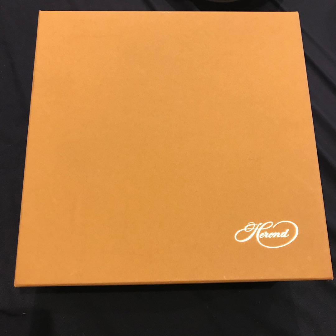 【未使用】ヘレンド アポニーグリーン スープ皿 2枚 ボックス 20.5cm