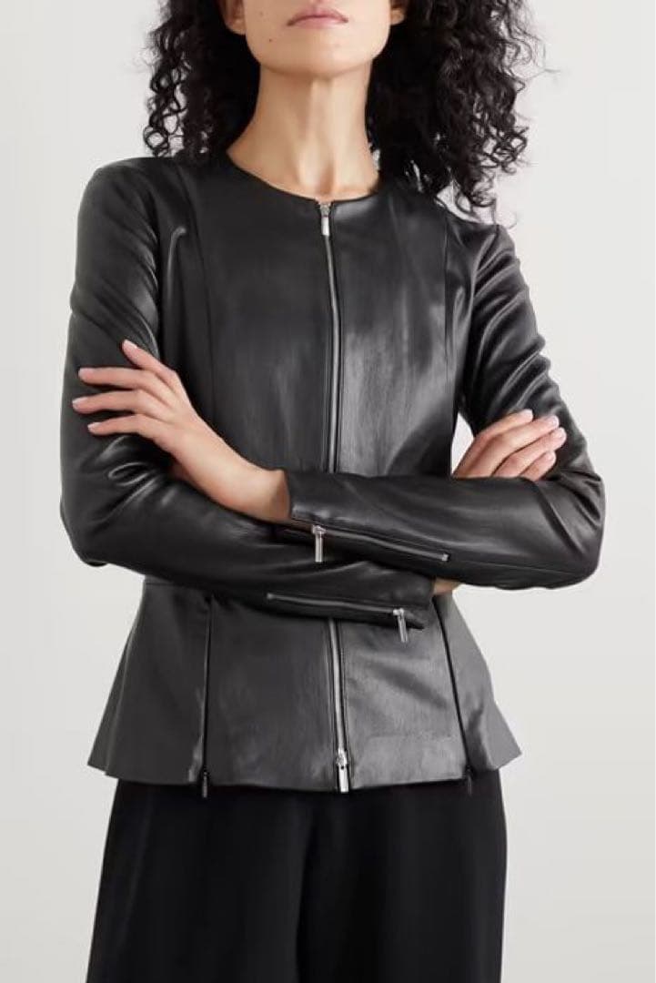 THE ROW Anasta アナステ レザージャケット 黒 2