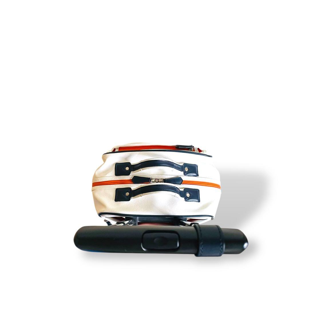 美品 CASTELBAJAC キャリーケース レザー ホワイト 鍵付き 大容量