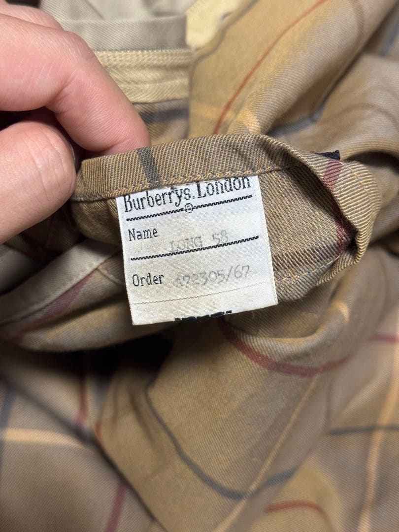 【美品】バーバリー ヴィンテージ ステンカラーコート