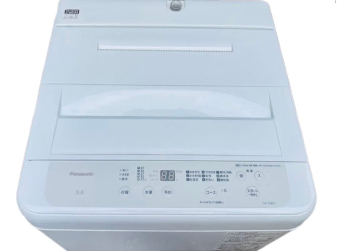 送料無料■美品■パナソニック 全自動洗濯機 5kg NA-F5BE3 2024年