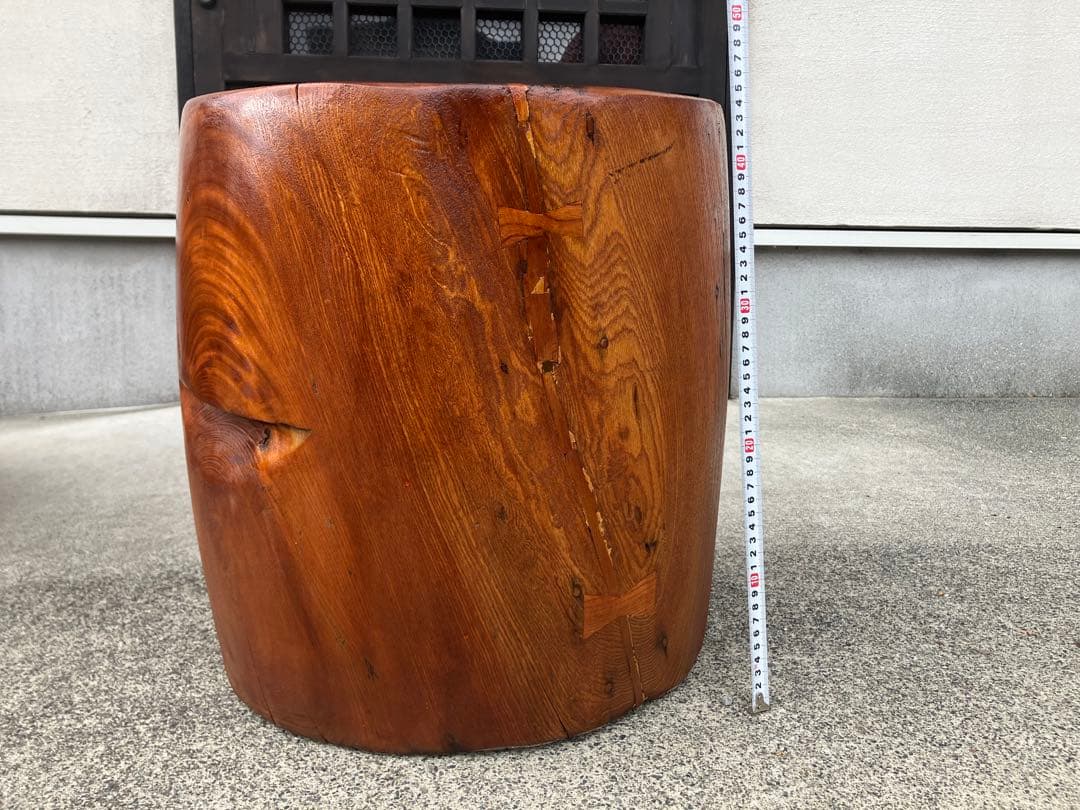 木製餅つき臼 フルメンテ済み 10弾