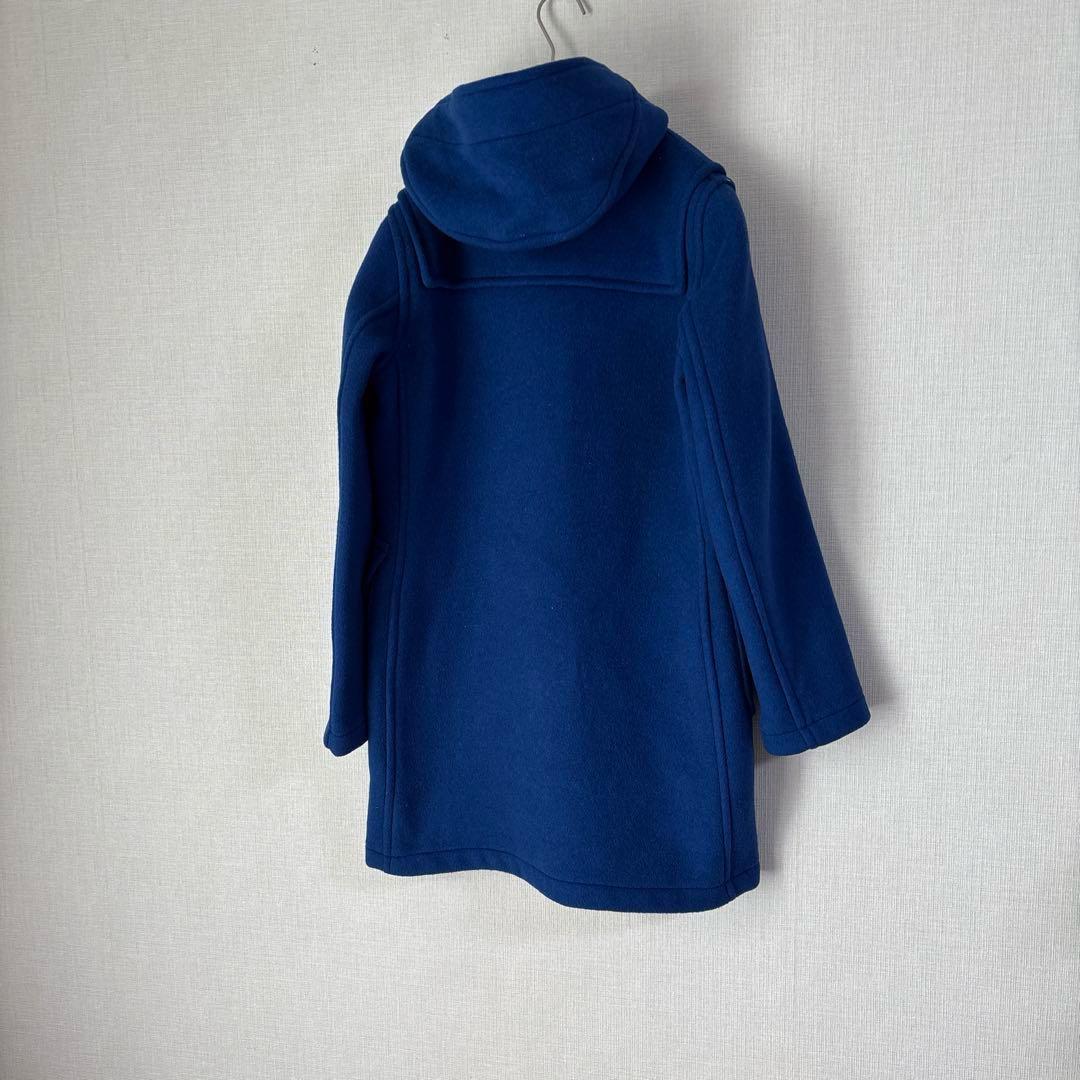 LONDON TRADITION ウール メルトン ダッフルコート ブルー 青