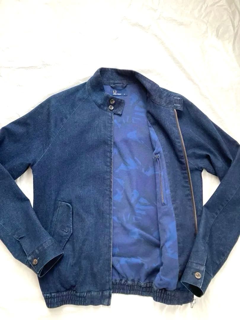 【タイムセール】フレッドペリー　ダークブルー デニム　ジャケット　ブルゾン