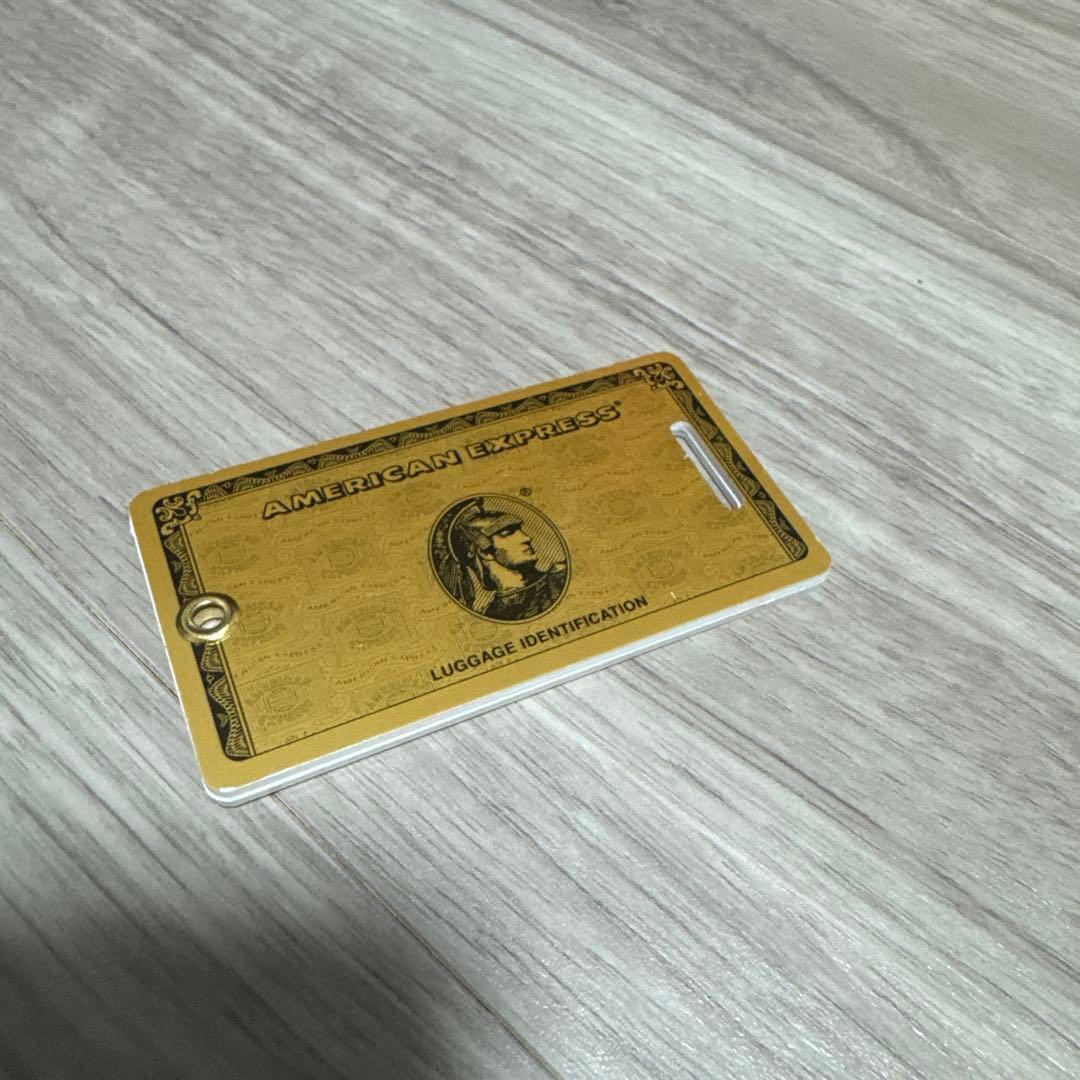 AMEX アメリカンエキスプレスセンチュリオン プラチナ　ゴールド　ラゲージタグ