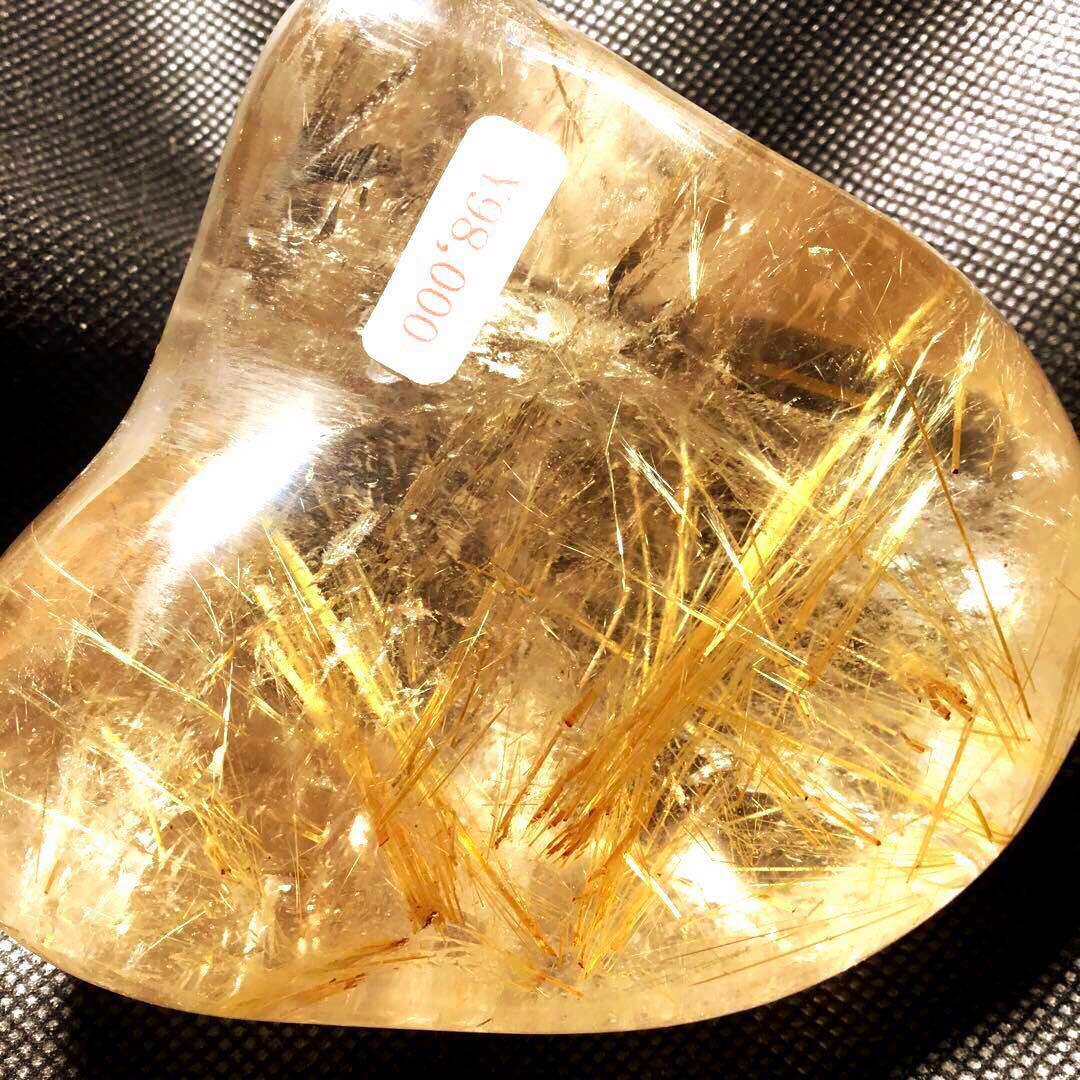 高品質　ルチルクォーツ置物　透明度高い　パワースートン　在庫処分　1点限定