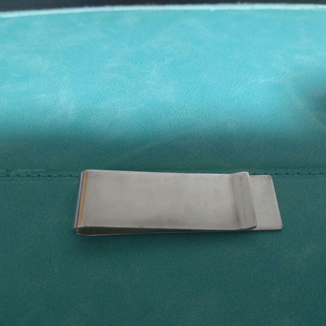 c142 ティファニー　エンジンターン　マネークリップ　シルバー　925