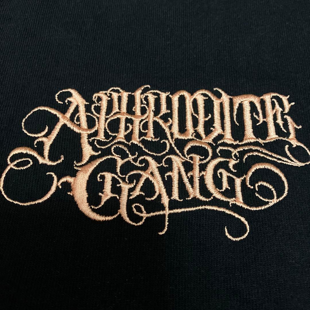 GAKKIN × BUDSPOOL 花罰 刺繍 ロンT 舐達麻 舐達磨