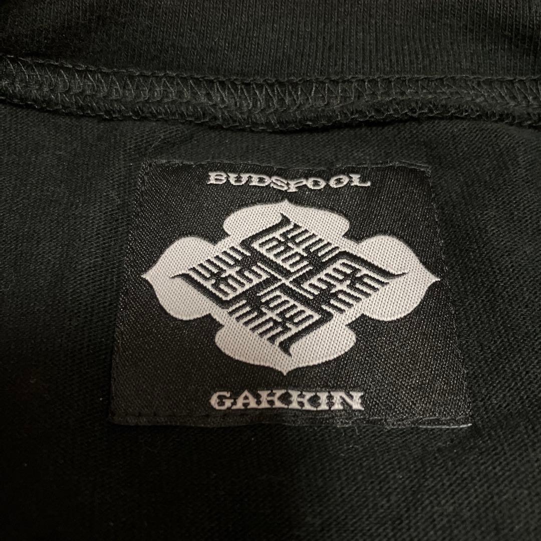 GAKKIN × BUDSPOOL 花罰 刺繍 ロンT 舐達麻 舐達磨