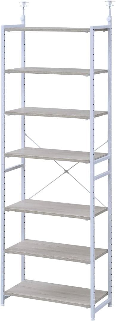 突っ張り フリーラック本棚 壁面収納 RSFT-657(AIV/SWH)