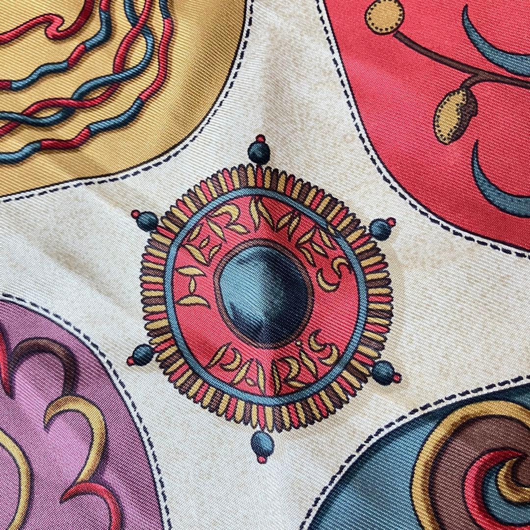 HERMES エルメス カレ 90 Festival 大判 スカーフ シルク