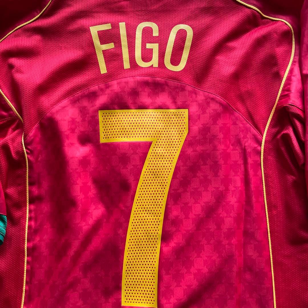 デッドストック ポルトガル代 フィーゴ 7番 ユーロ2004決勝マッチデイパッチ