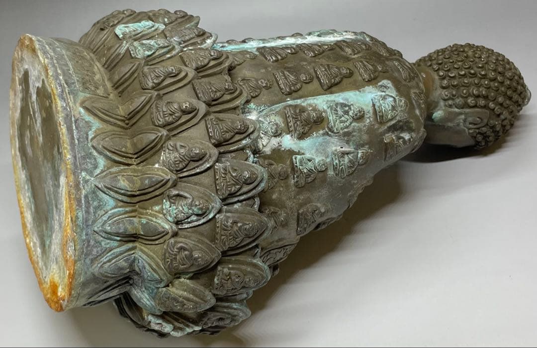 合掌菩薩像坐像　仏像　如来　細密細工　銅製　w719