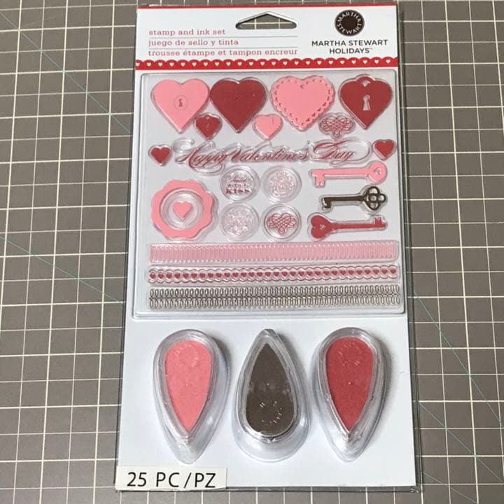 【Martha Stewart】マーサ バレンタイン スタンプセット 未使用品