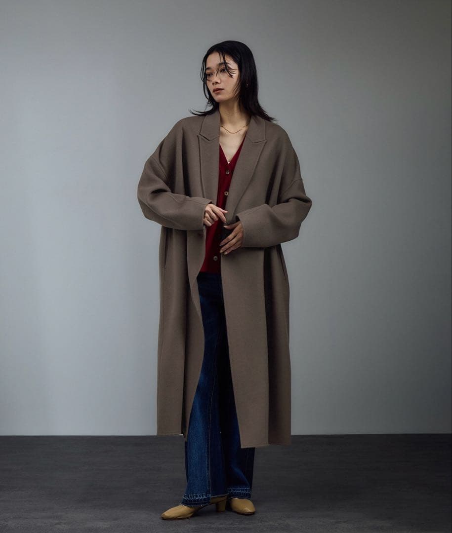 SALON adam et rope シャルムリバーロングコート