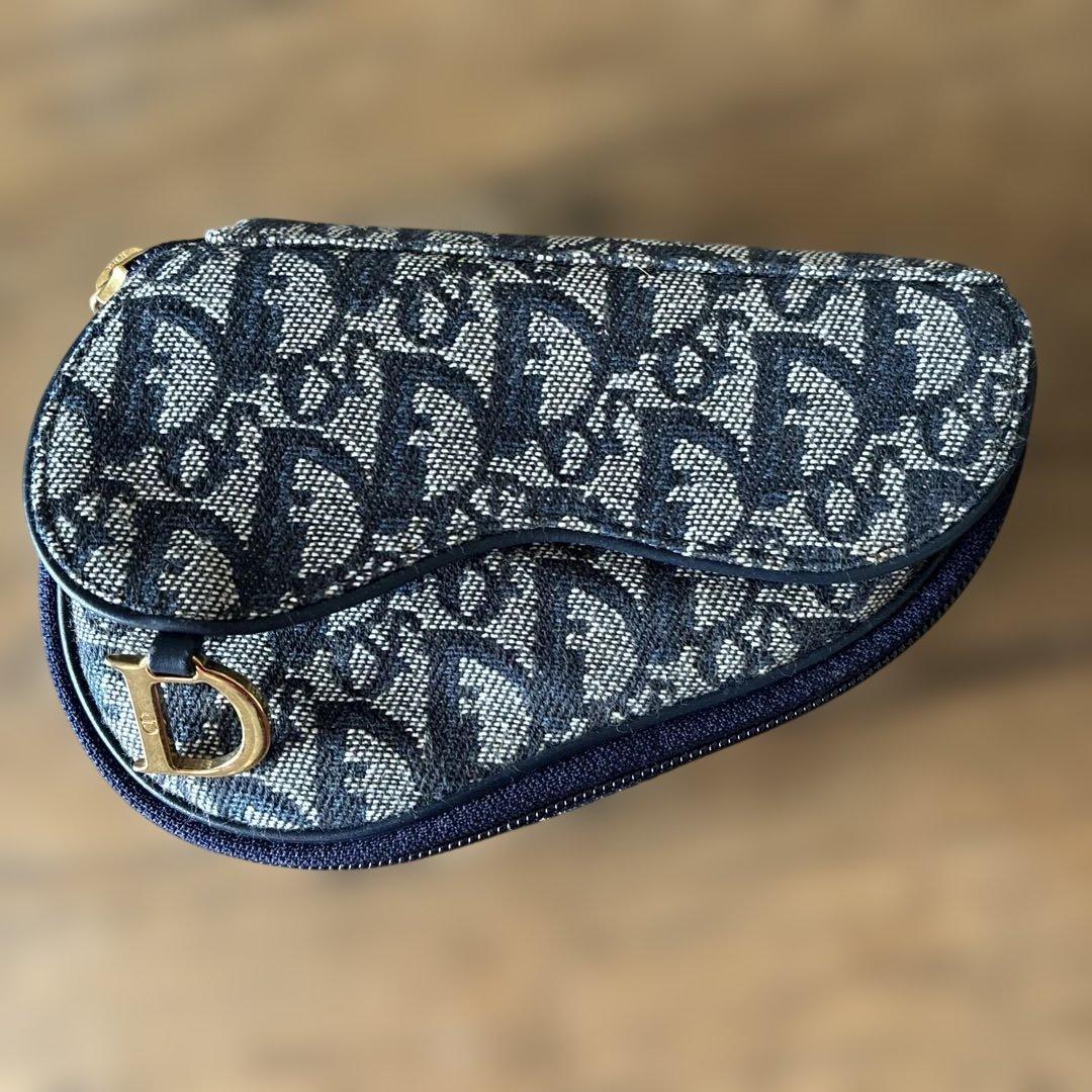 【正規品】 Dior クリスチャンディオール トロッター キャンバス ポーチ