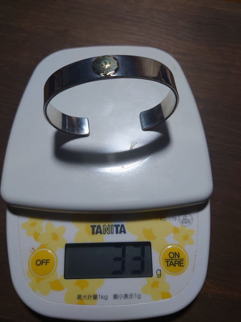 ゴローズ　平打ちブレス М (納品明細書　証明カード有)