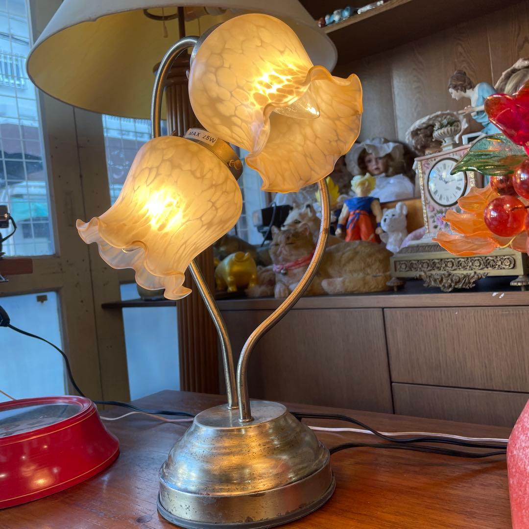 綺麗なスズランランプ・2灯・タッチ式