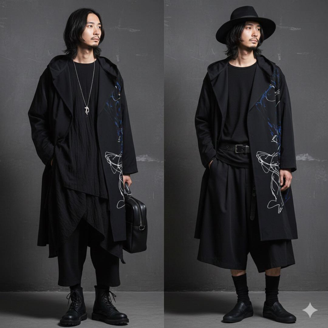 ジャケット・アウター Yohji Yamamoto +Noir Hooded coat 16AW