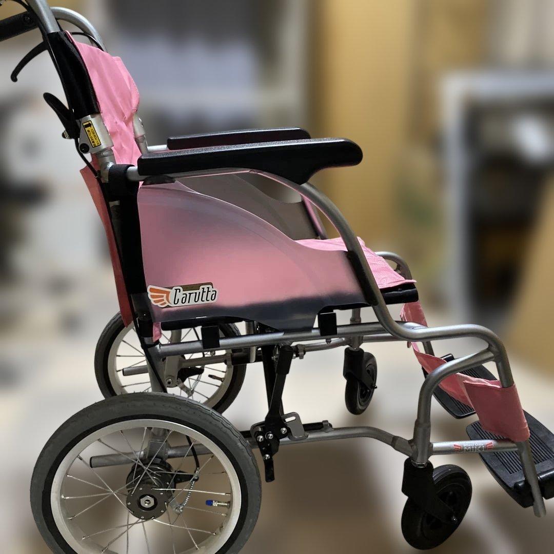 引取歓迎　Miki CRT-2 介助型 車椅子 カルッタ 軽量 バッグ付き