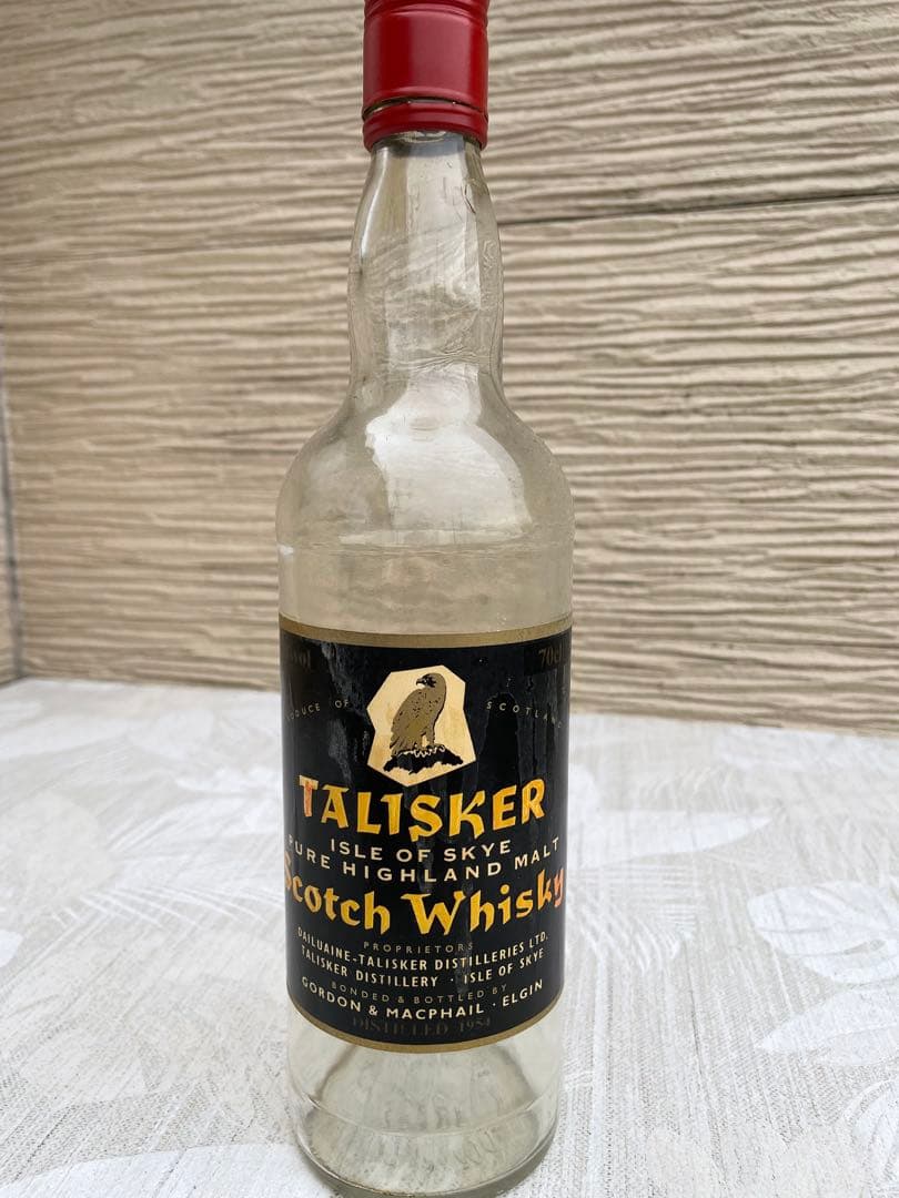Talisker オールドラベル1954 GMイーグルラベル　空き瓶