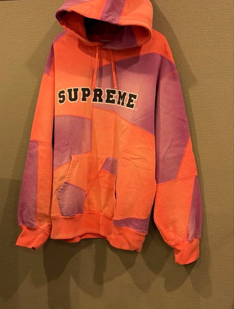 Supreme パッチワーク スウェットパーカー