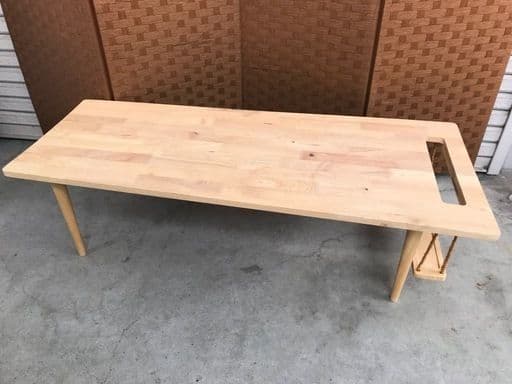 木製ローテーブル MADE IN MALAYSIA