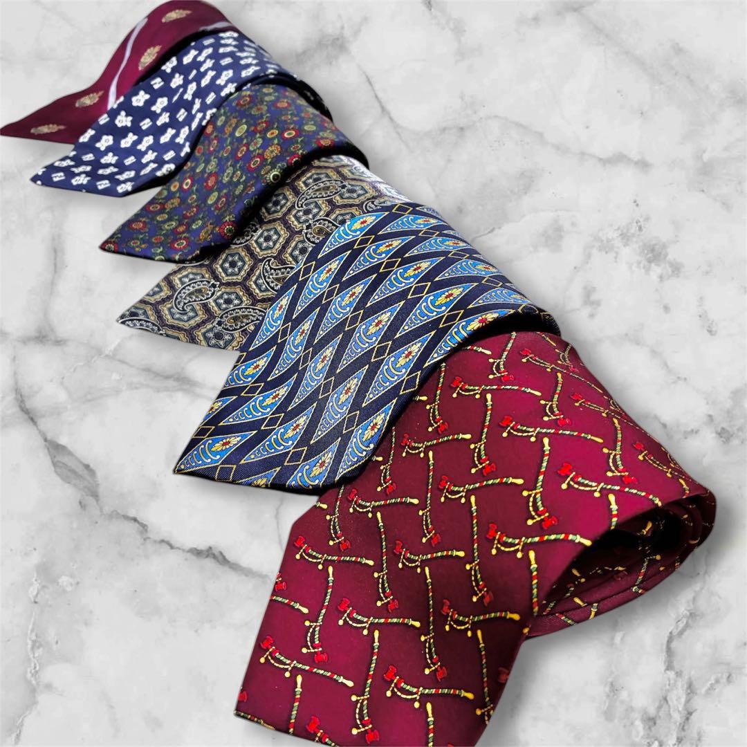 【極美品・クリーニング済】高級ハイブランドネクタイ まとめ売り