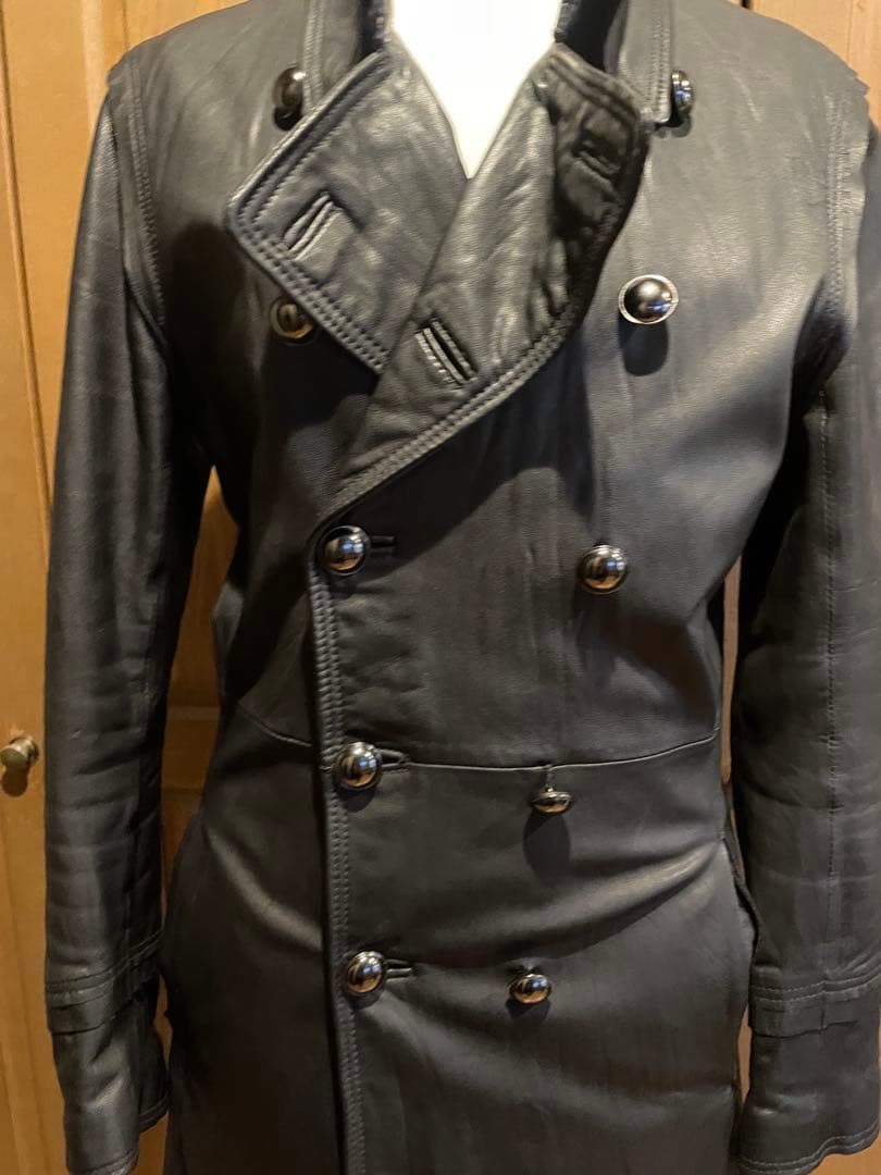 TORNADO MART マキシ丈 レザー ロングコート