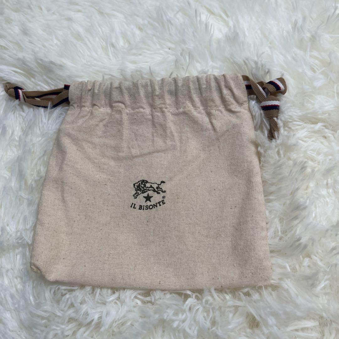 希少 美品 ILBISONTE ガマ折財布 緑 ミニマル イルビゾンテ グリーン