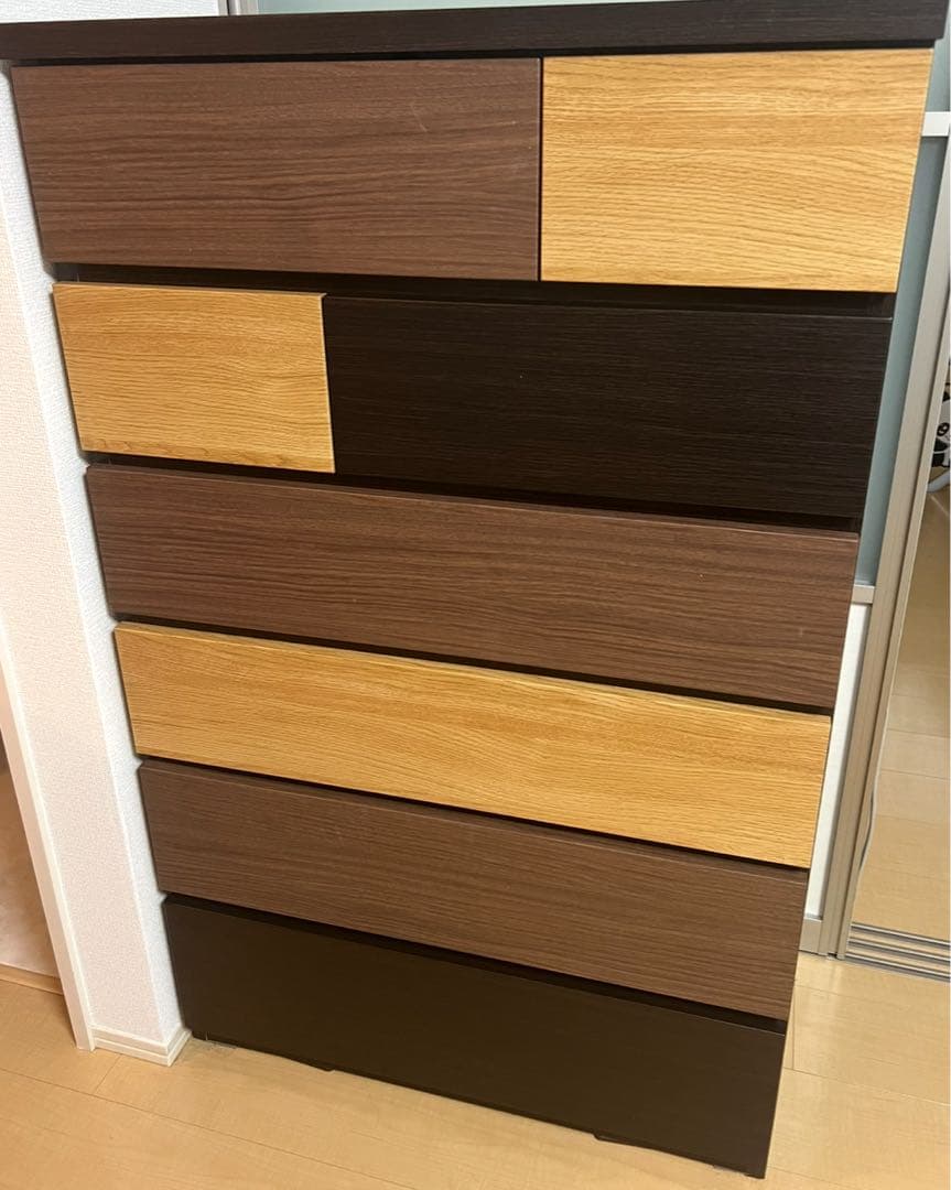 ニトリ　ハイチェスト　カレナ 80HC DBR