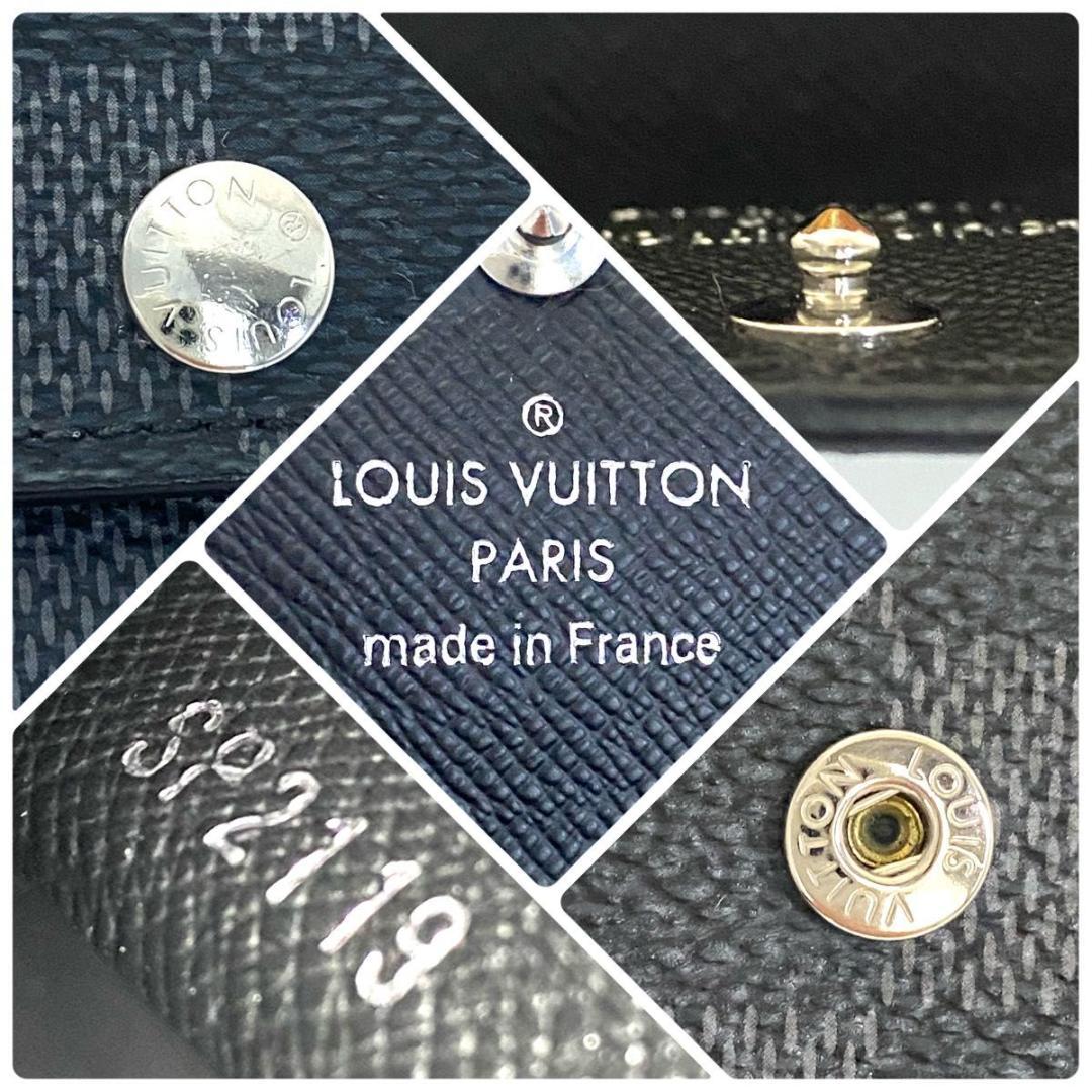 ルイ ヴィトン◎ミュルティクレ6 ダミエ グラフィット キーケース 6連 黒