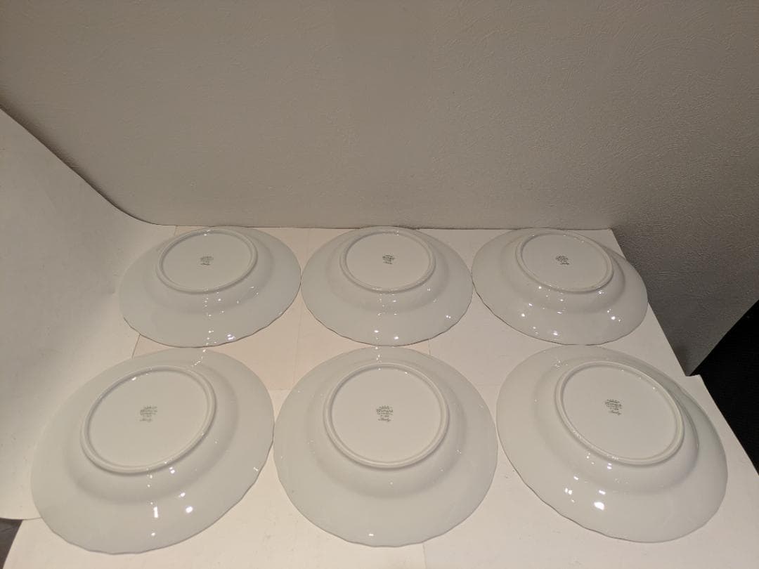 Richard Ginori ベッキオホワイト スーププレート 24cm ×6枚