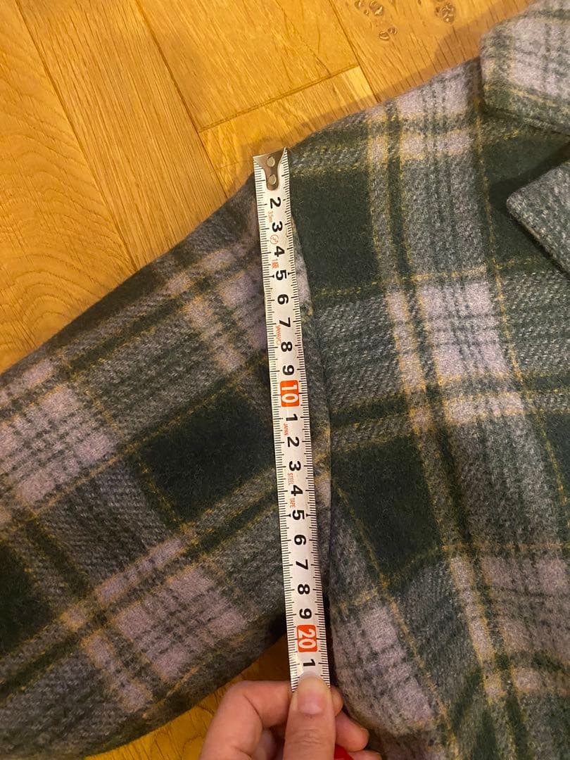 BONTON ボントン　ウール　キッズコート チェック 12A 150cm