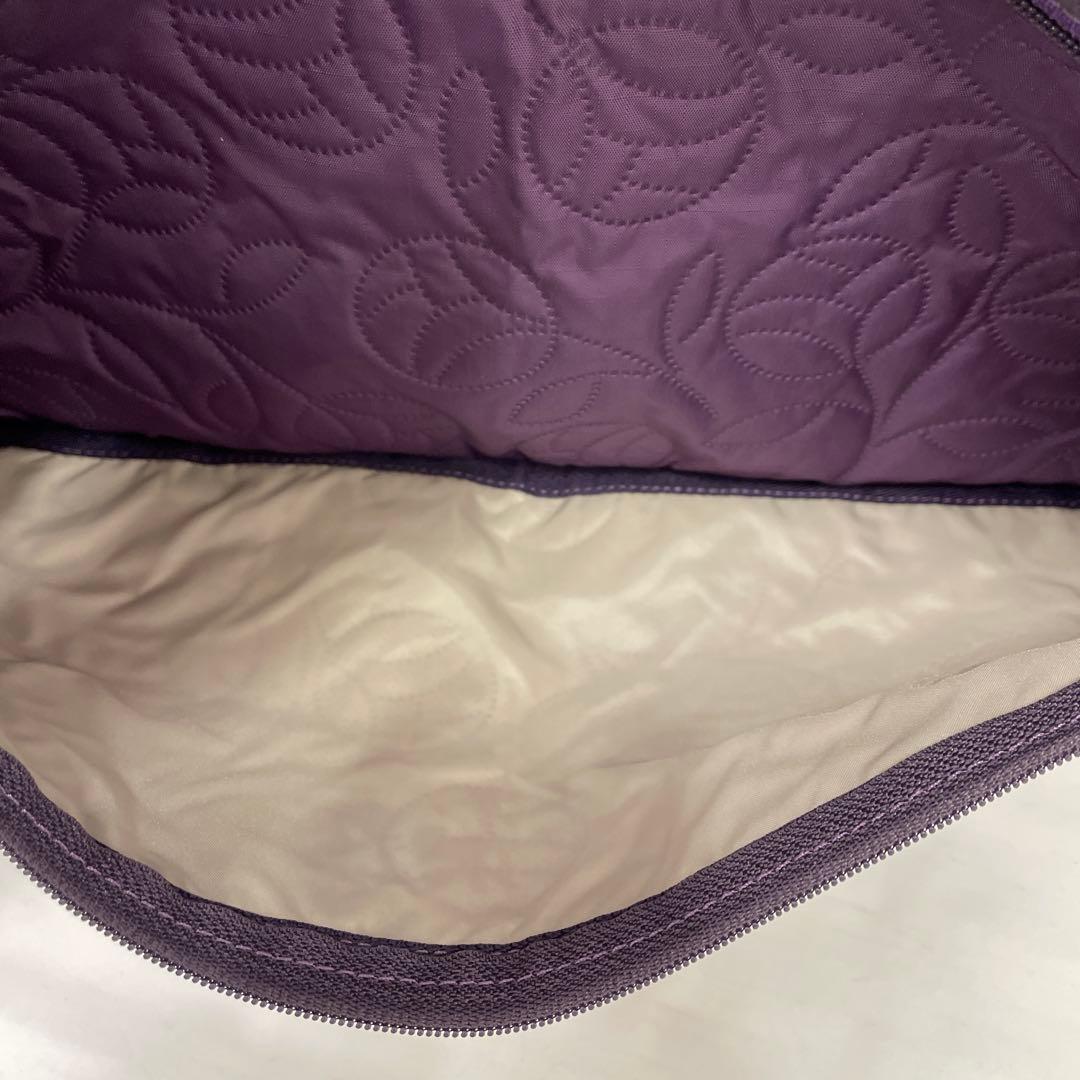 ●1466 LeSportsac レスポートサック　2way ボストンバッグ　紫