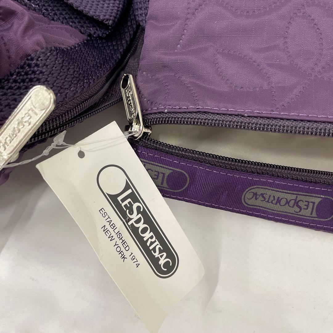 ●1466 LeSportsac レスポートサック　2way ボストンバッグ　紫