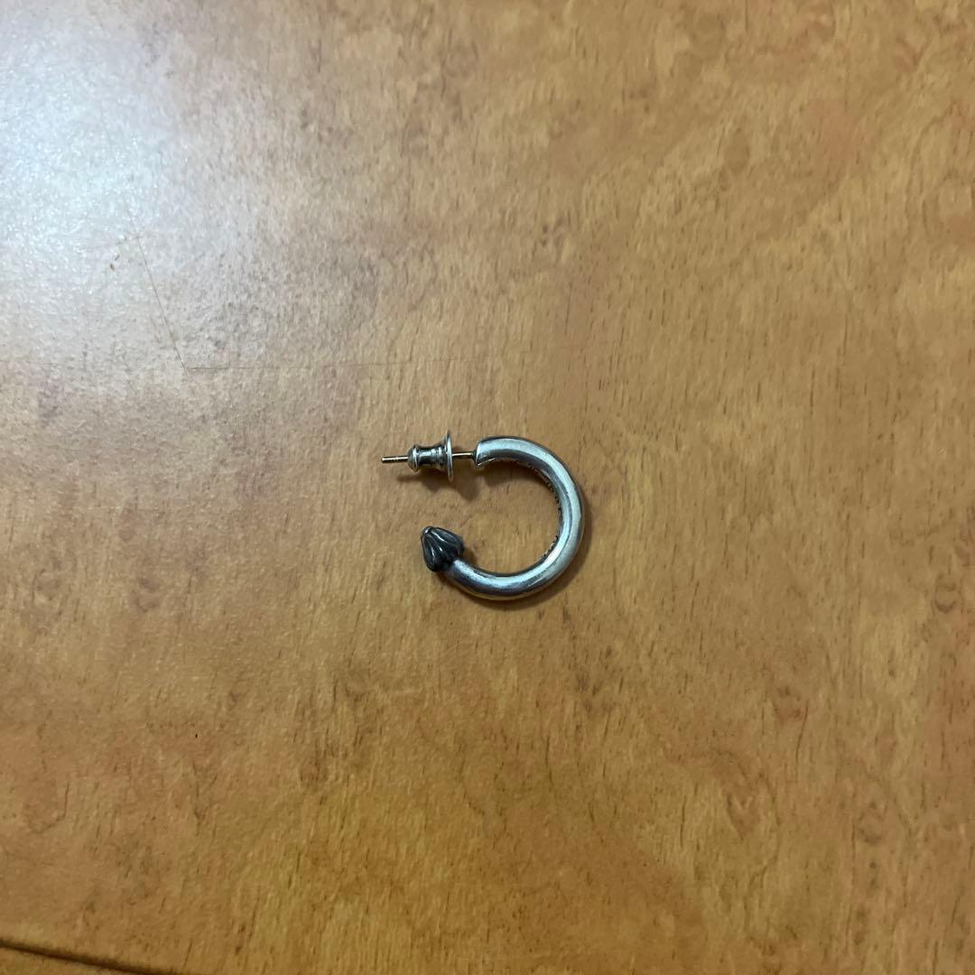 クロムハーツ　シルバー フープ ピアス 片耳用　値下げ交渉可能
